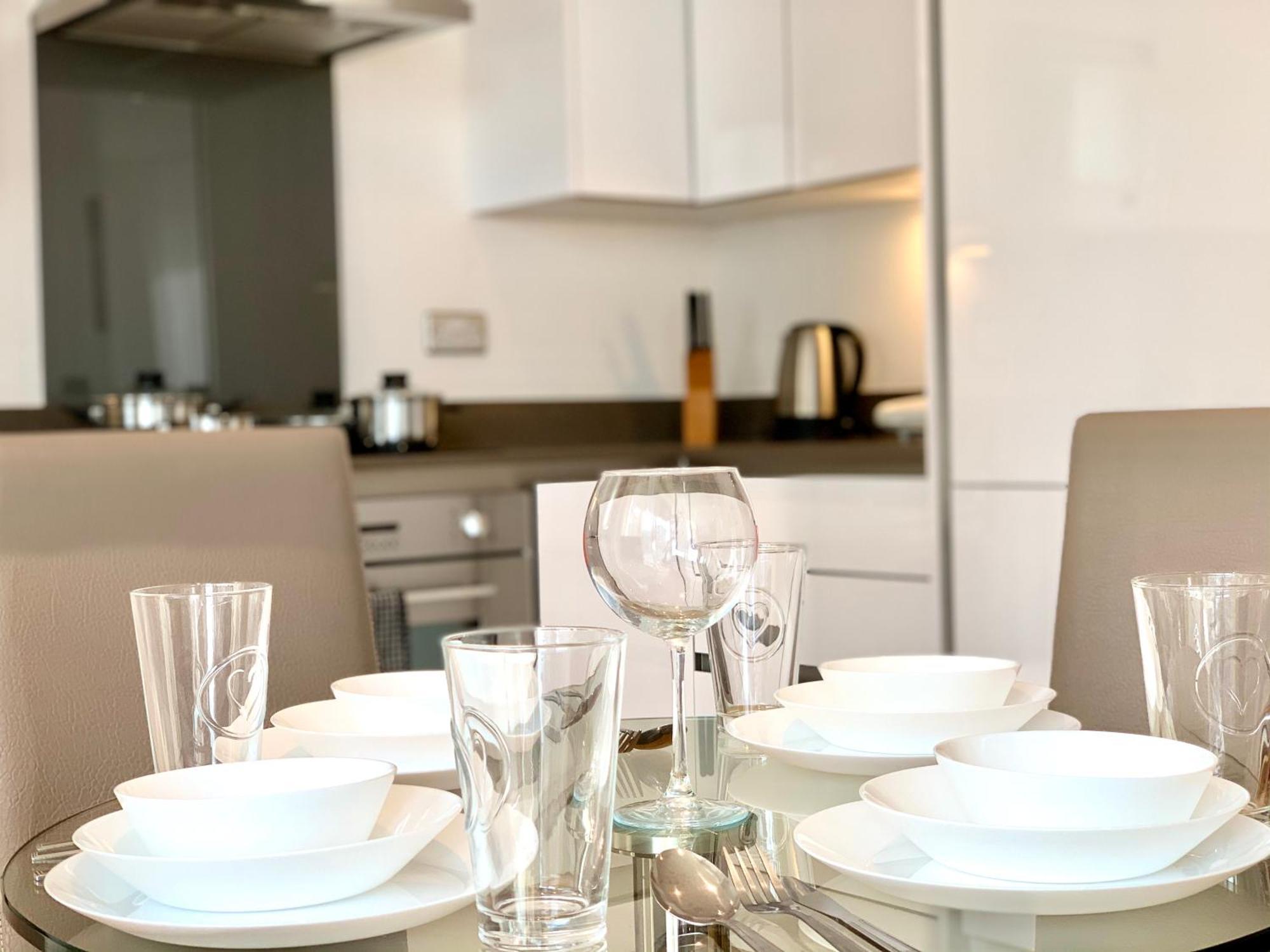 Modern London Excel 2 Bedrooms 2 Bathrooms, Parking, Kitchen, Lounge, Balcony Apartment Eksteriør bilde