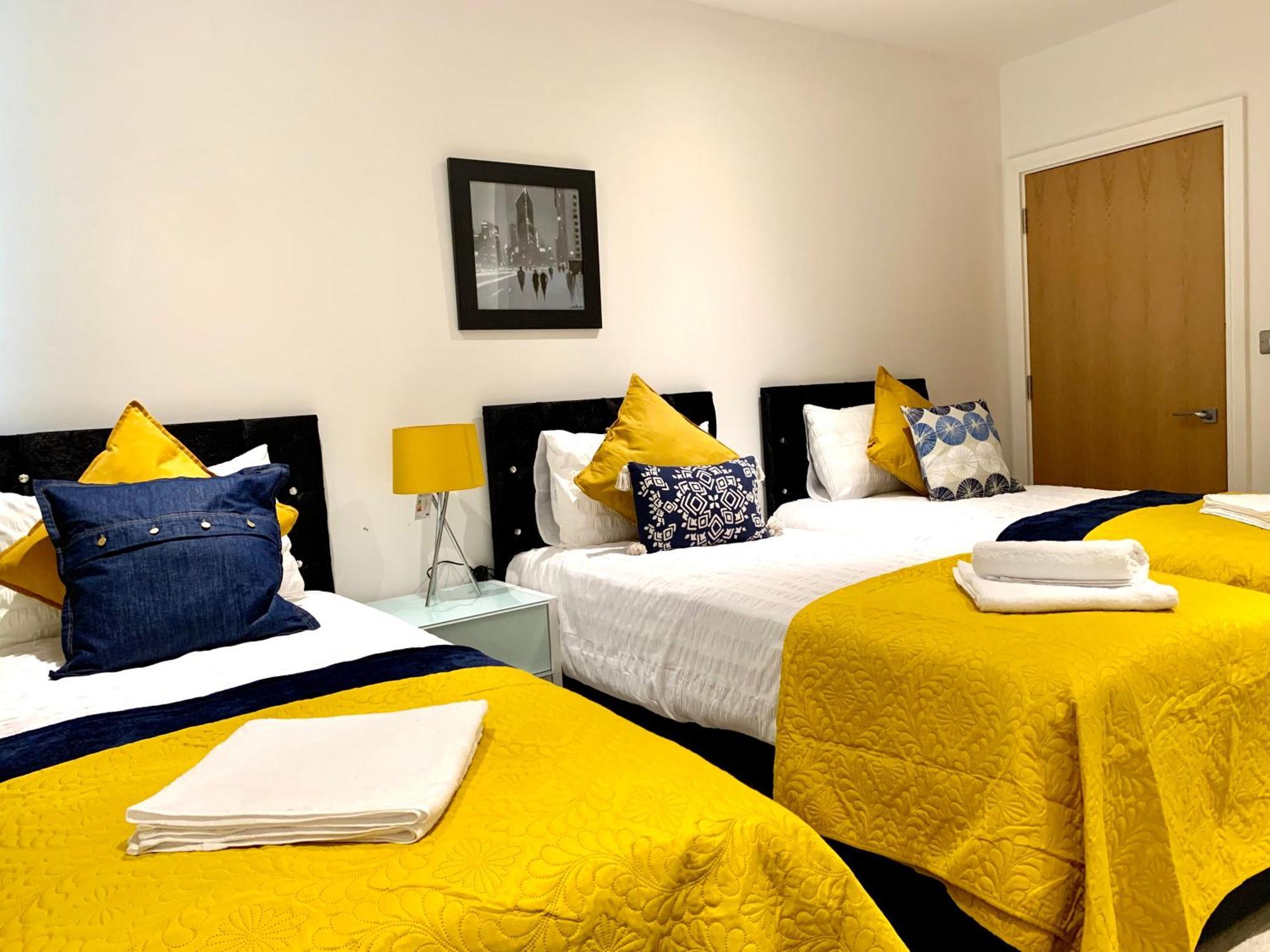 Modern London Excel 2 Bedrooms 2 Bathrooms, Parking, Kitchen, Lounge, Balcony Apartment Eksteriør bilde